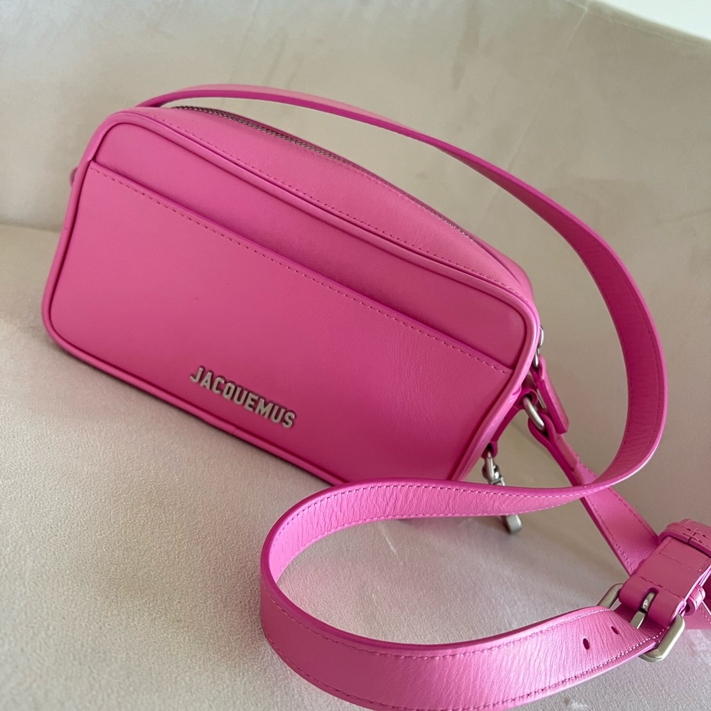 Jacquemus Pink La Montagne 'Le Baneto' Shoulder Bag FIRM ON PRICE